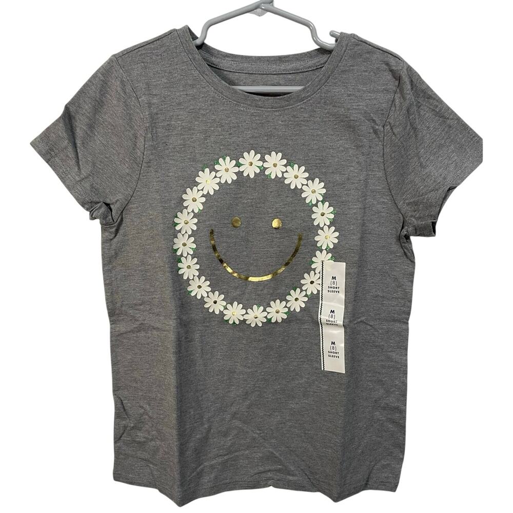 Cat & Jack Girl’s M Smiley Short Sleeve